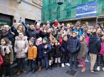 Fotos de la llegada de los Reyes Magos a Pamplona y de la cabalgata