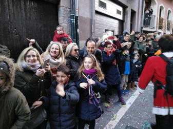 Fotos de la llegada de los Reyes Magos a Pamplona y de la cabalgata