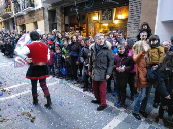 Fotos de la llegada de los Reyes Magos a Pamplona y de la cabalgata
