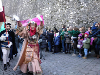 Fotos de la llegada de los Reyes Magos a Pamplona y de la cabalgata