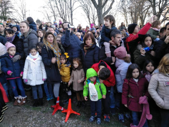 Fotos de la llegada de los Reyes Magos a Pamplona y de la cabalgata