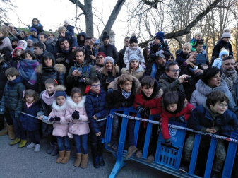 Fotos de la llegada de los Reyes Magos a Pamplona y de la cabalgata