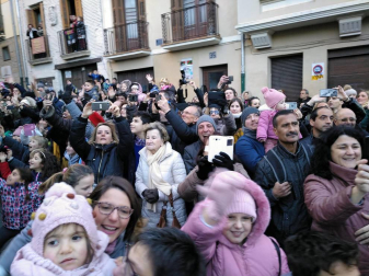 Fotos de la llegada de los Reyes Magos a Pamplona y de la cabalgata