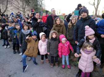 Fotos de la llegada de los Reyes Magos a Pamplona y de la cabalgata