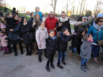 Fotos de la llegada de los Reyes Magos a Pamplona y de la cabalgata