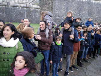 Fotos de la llegada de los Reyes Magos a Pamplona y de la cabalgata