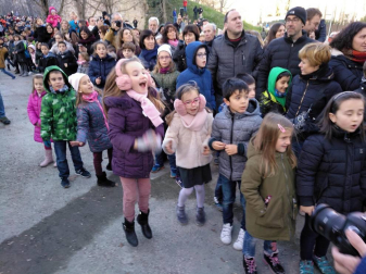 Fotos de la llegada de los Reyes Magos a Pamplona y de la cabalgata