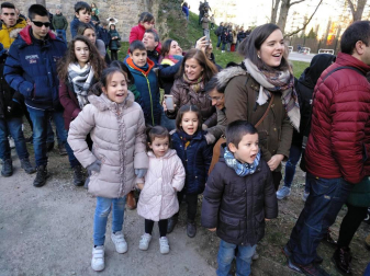 Fotos de la llegada de los Reyes Magos a Pamplona y de la cabalgata
