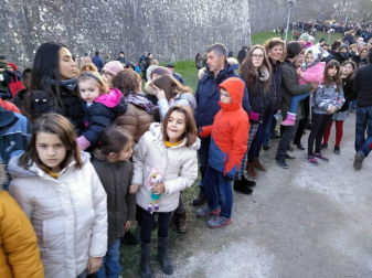 Fotos de la llegada de los Reyes Magos a Pamplona y de la cabalgata