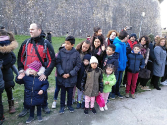 Fotos de la llegada de los Reyes Magos a Pamplona y de la cabalgata