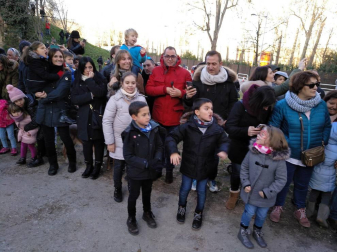 Fotos de la llegada de los Reyes Magos a Pamplona y de la cabalgata
