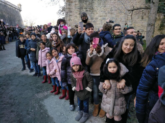 Fotos de la llegada de los Reyes Magos a Pamplona y de la cabalgata