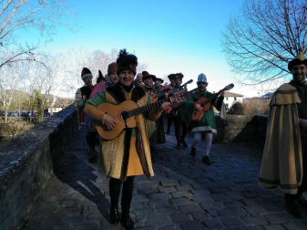 Fotos de la llegada de los Reyes Magos a Pamplona y de la cabalgata