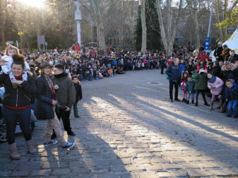 Fotos de la llegada de los Reyes Magos a Pamplona y de la cabalgata