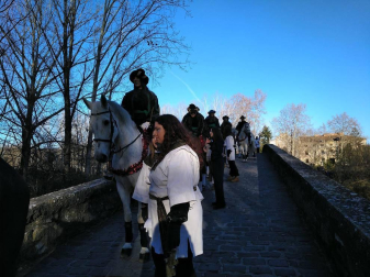 Fotos de la llegada de los Reyes Magos a Pamplona y de la cabalgata