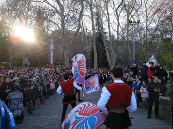 Fotos de la llegada de los Reyes Magos a Pamplona y de la cabalgata