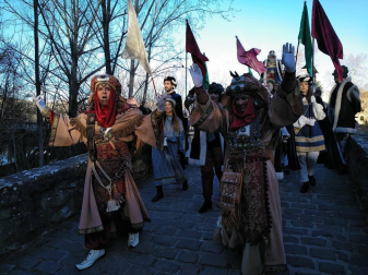Fotos de la llegada de los Reyes Magos a Pamplona y de la cabalgata