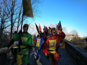 Fotos de la llegada de los Reyes Magos a Pamplona y de la cabalgata