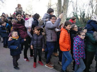 Fotos de la llegada de los Reyes Magos a Pamplona y de la cabalgata