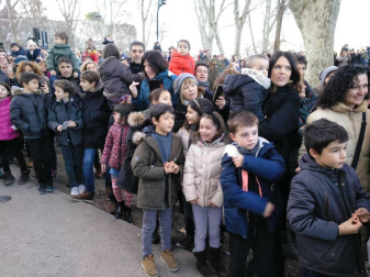 Fotos de la llegada de los Reyes Magos a Pamplona y de la cabalgata
