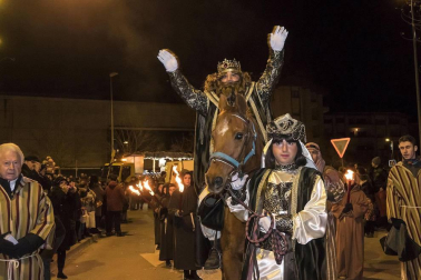 Fotos de la cabalgata de los Reyes Magos en Estella