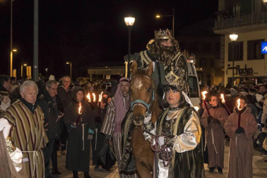 Fotos de la cabalgata de los Reyes Magos en Estella