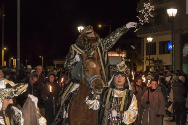 Fotos de la cabalgata de los Reyes Magos en Estella