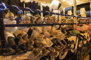 Fotos de la cabalgata de los Reyes Magos en Estella