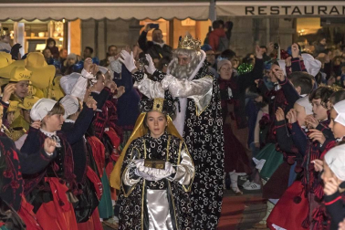 Fotos de la cabalgata de los Reyes Magos en Estella