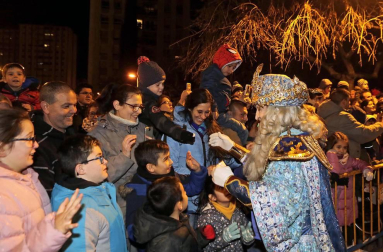 Fotos de la cabalgata de los Reyes Magos en Barañáin
