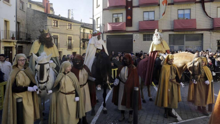 Fotos del Misterio de los Reyes Magos en Sangüesa