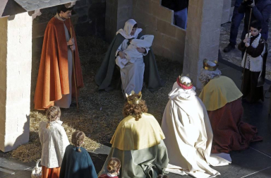Fotos del Misterio de los Reyes Magos en Sangüesa
