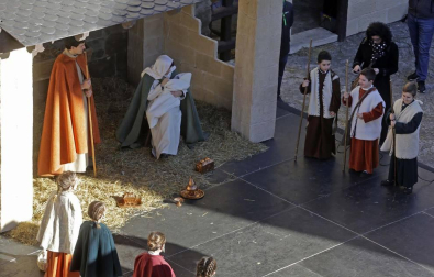 Fotos del Misterio de los Reyes Magos en Sangüesa