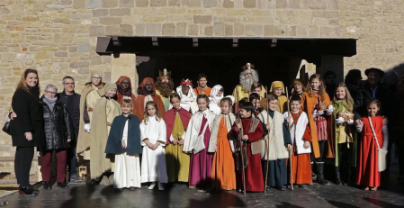 Fotos del Misterio de los Reyes Magos en Sangüesa