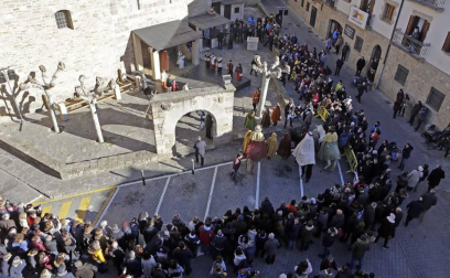 Fotos del Misterio de los Reyes Magos en Sangüesa