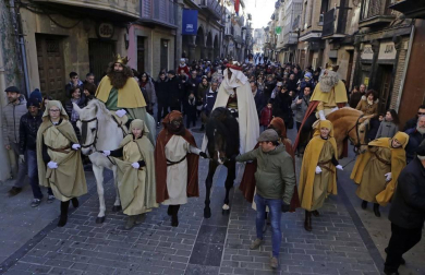 Fotos del Misterio de los Reyes Magos en Sangüesa