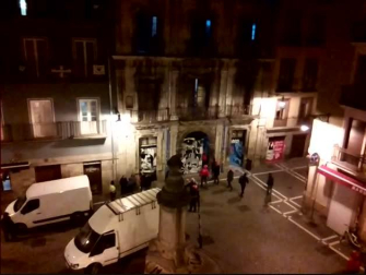 Policía Foral entra en el gaztetxe Maravillas