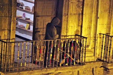 Operación en el Palacio Marqués del Rozalejo para inspeccionar el gaztetxe Maravillas.