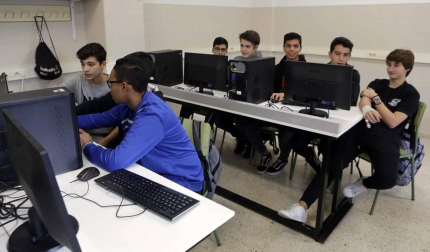 Alumnado del IES Padre Moret-Irubide