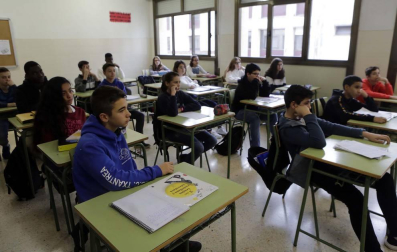 Alumnado del IES Padre Moret-Irubide