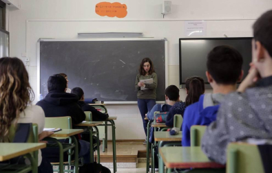 Alumnado del IES Padre Moret-Irubide