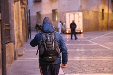 Imágenes de la ola de frío polar en Pamplona.
