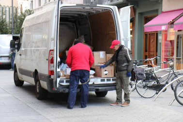 Imágenes de la ola de frío polar en Pamplona.