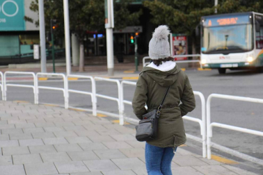 Imágenes de la ola de frío polar en Pamplona.