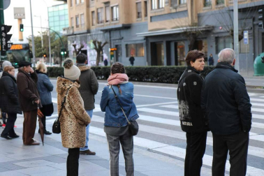 Imágenes de la ola de frío polar en Pamplona.
