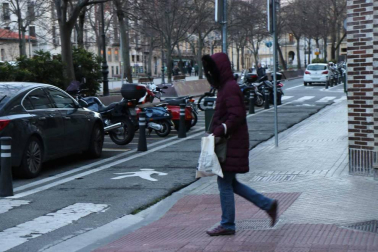 Imágenes de la ola de frío polar en Pamplona.