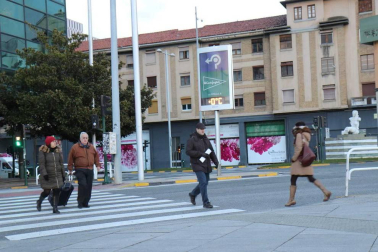 Imágenes de la ola de frío polar en Pamplona.