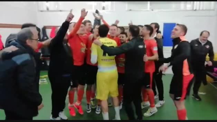 Los jugadores del Aspil Vidal celebran el pase a la Final Four de la Copa del Rey