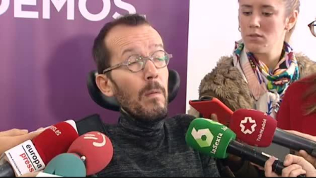 Echenique: "Errejón es candidato de otra fuerza política"