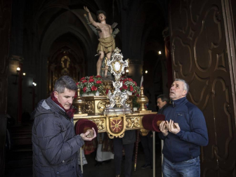 Sangüesa celebra la fiesta de San Sebastián